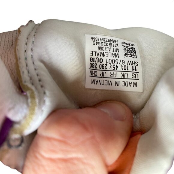 Adidas X Pharrell Williams Hu Holi Tie Dye Shoes Size 11 - Picture 12 of 15